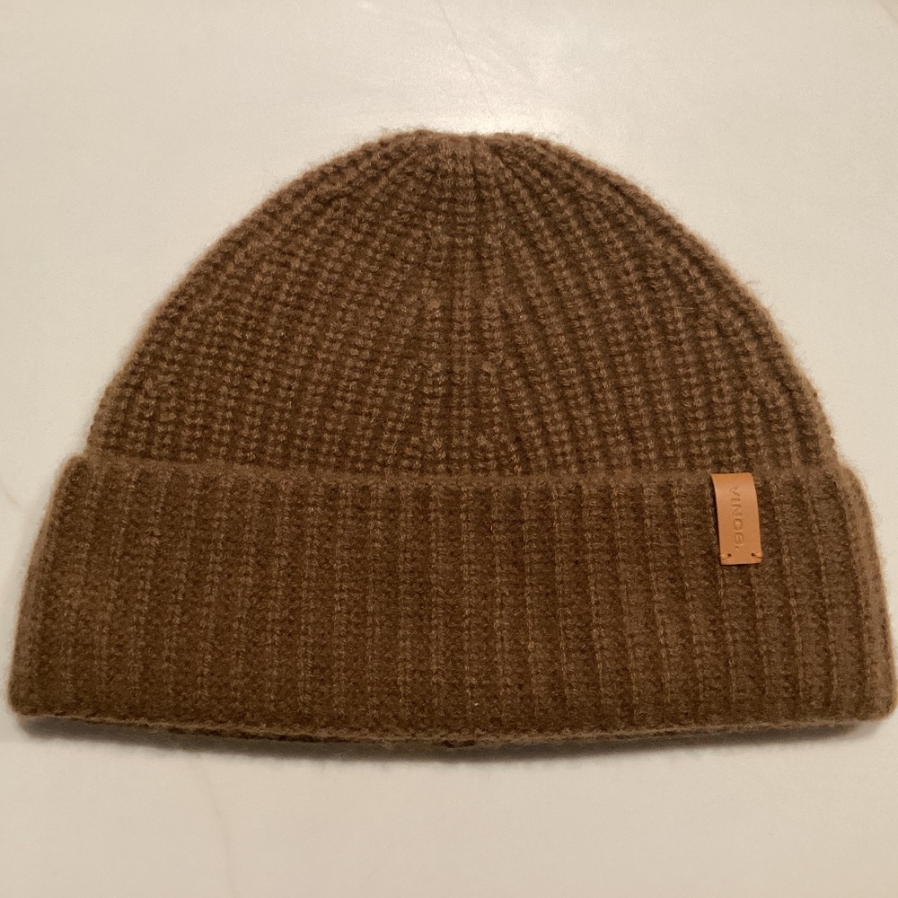 VINCE Men’s Cashmere Shaker-Stitch Beanie
